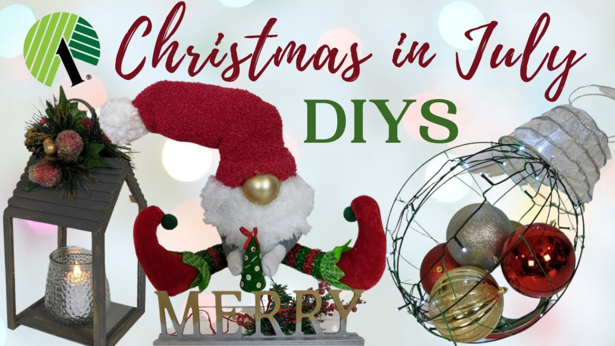 CHRISTMAS IN JULY DIYS  FUN & EASY CHRISTMAS DECOR YOU CAN CREATE ON A  BUDGET WITH DT SUPPLIES