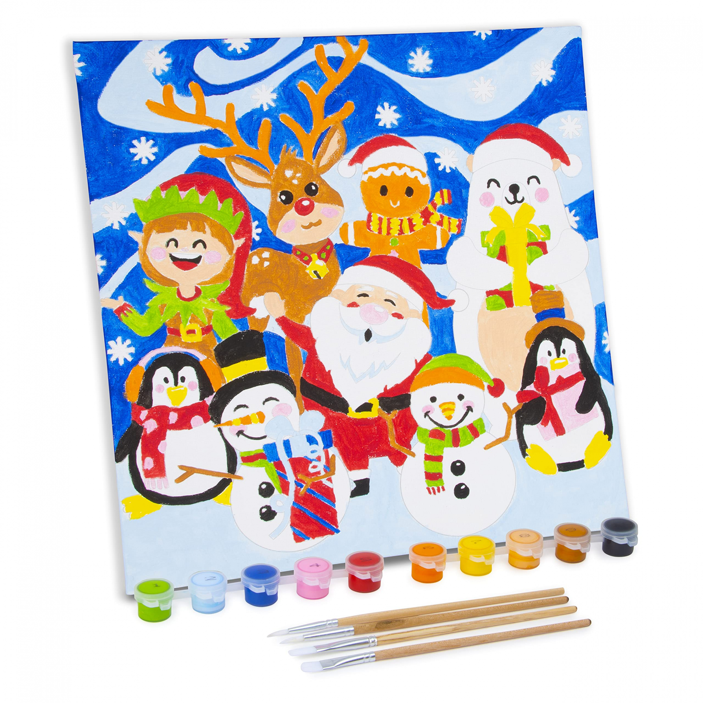 Christmas Jingle Christmas Paint by Numbers - Christmas Crafts for