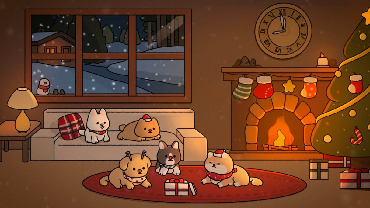 Christmas Laptop Wallpaper Cartoon