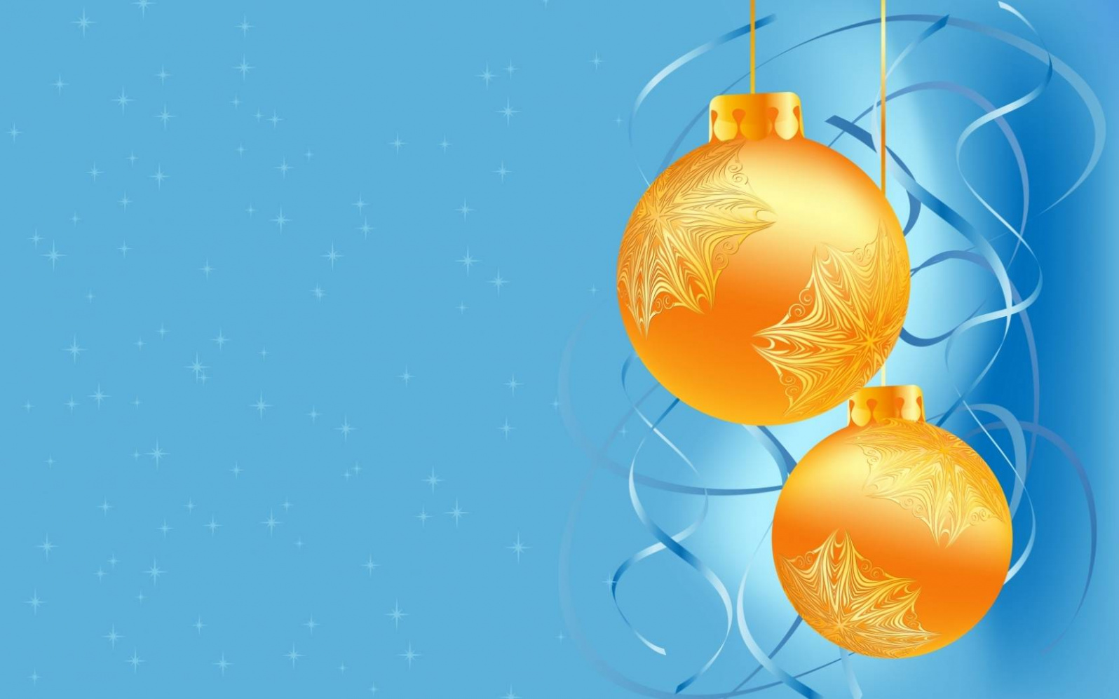 Christmas Orange And Blue Wallpapers - Wallpaper Cave