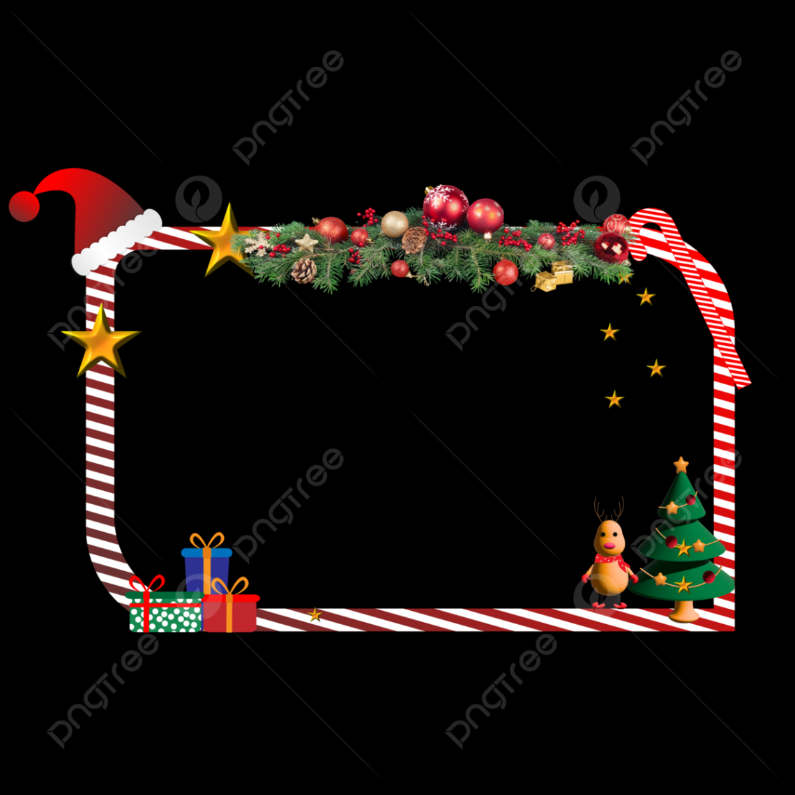 Christmas Overlay PNG, Vector, PSD, and Clipart With Transparent