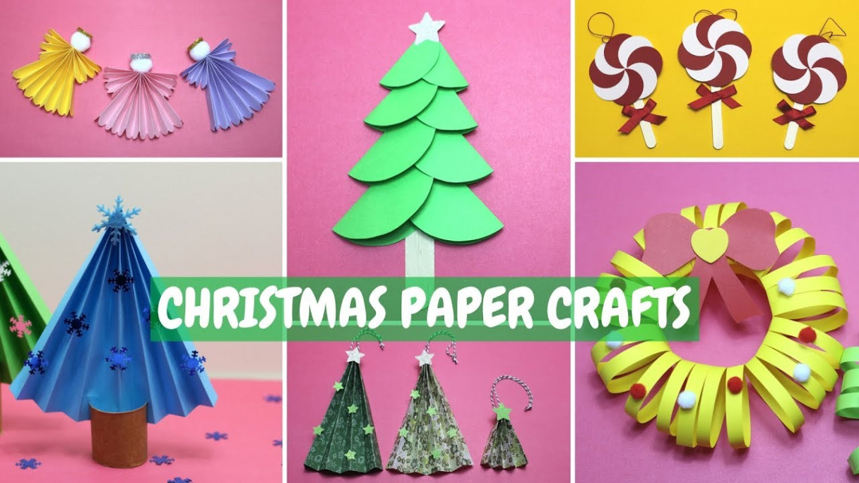 Christmas Paper Crafts for Kids  Christmas Ideas