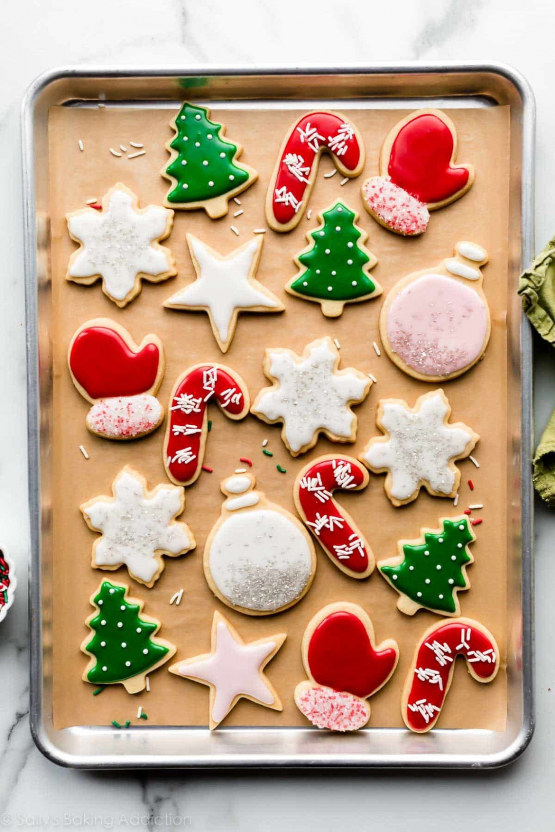 Christmas Sugar Cookies Recipe with Easy Icing - Sally