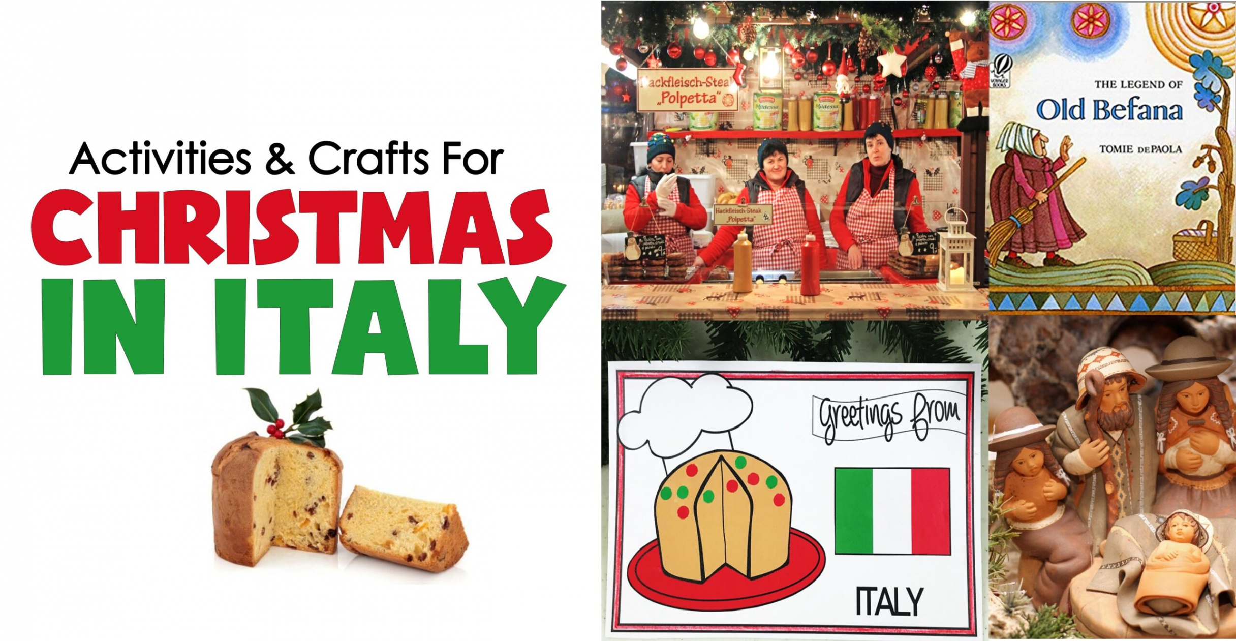 Christmas Traditions in Italy: Activities & Crafts for Kids