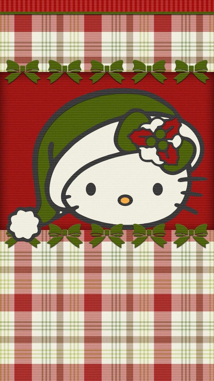 christmas #wallpaper #iphone #android #happy #holiday #hello_kitty