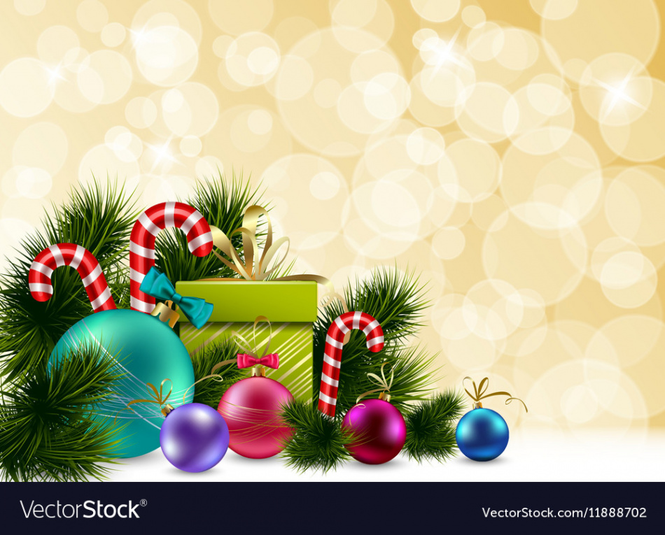 Colorful christmas background Royalty Free Vector Image