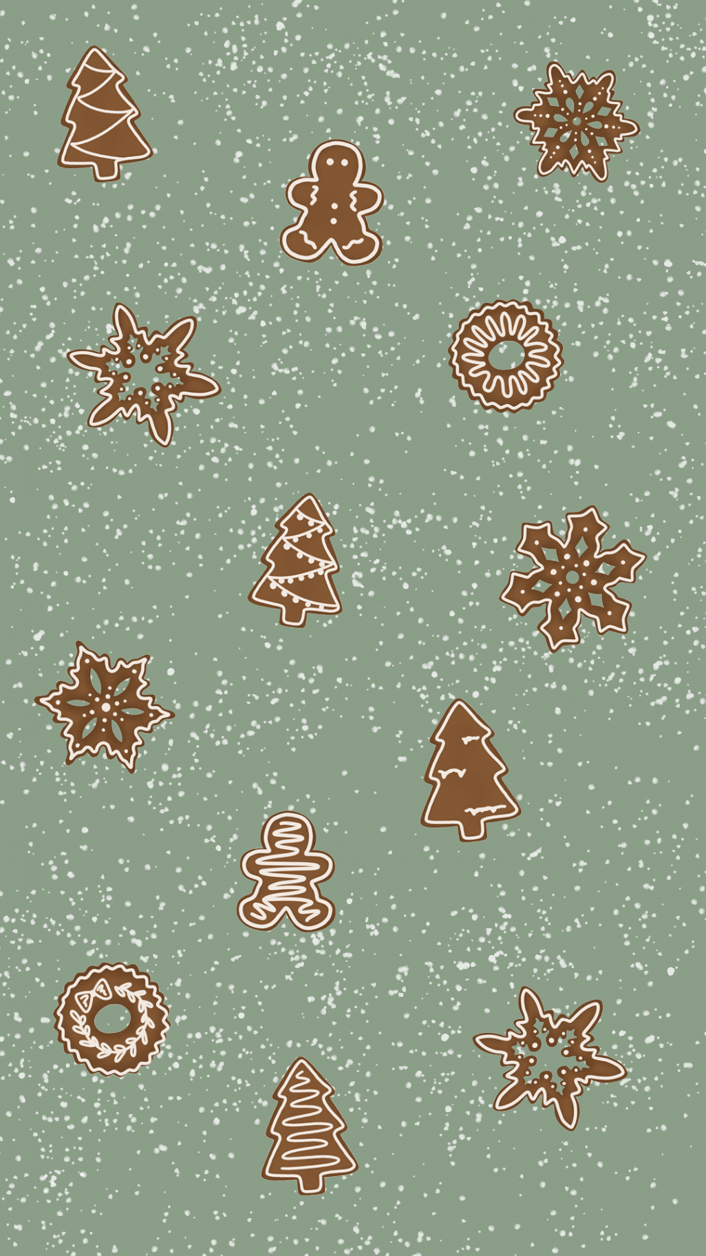 Cozy Gingerbread Christmas Wallpaper