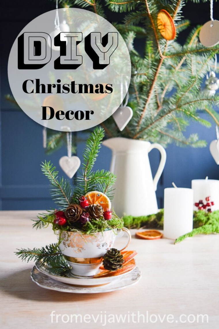 Create a Beautiful Vintage Tea Cup Christmas Decoration in