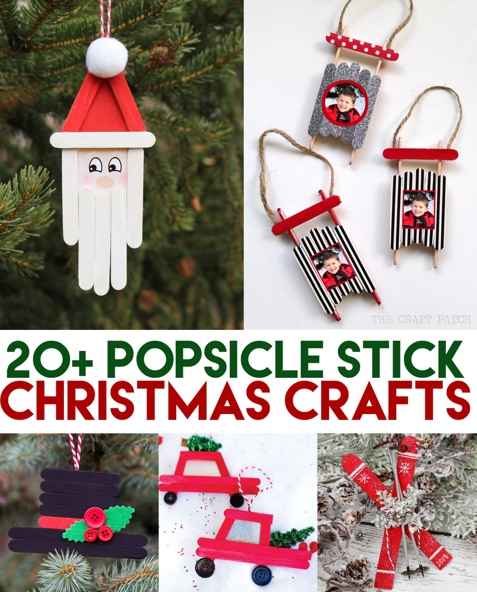 Creative and Fun Popsicle Stick Christmas Crafts for Kids