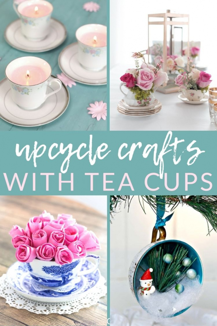 Creative Ways to Upcycle Old Teacups - The Crazy Craft Lady