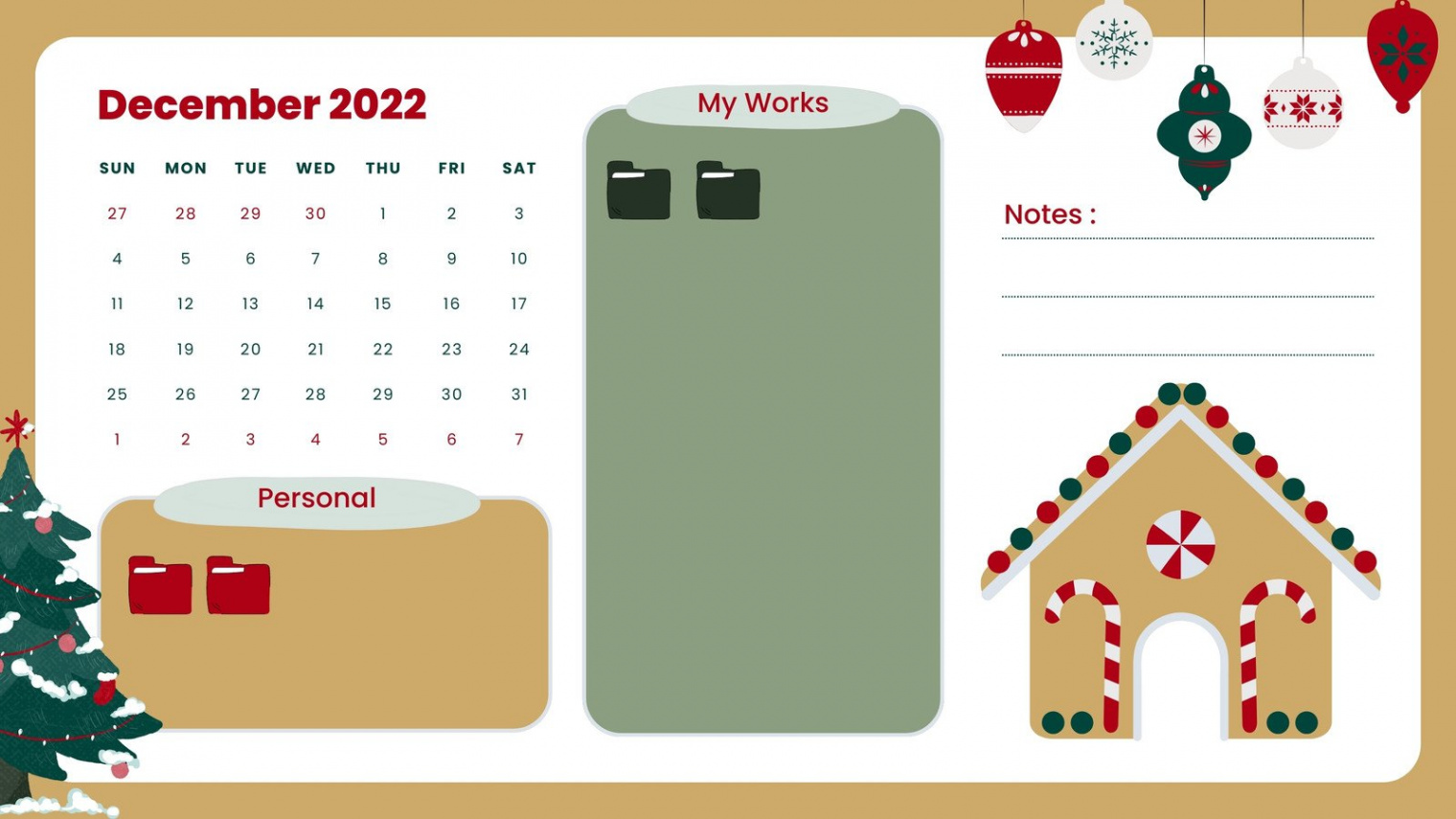 Customize + Christmas Desktop Wallpaper Templates Online - Canva