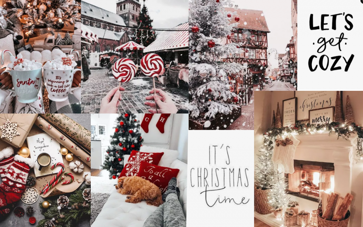 Cute Christmas Aesthetic Laptop Wallpapers - Wallpaper Cave