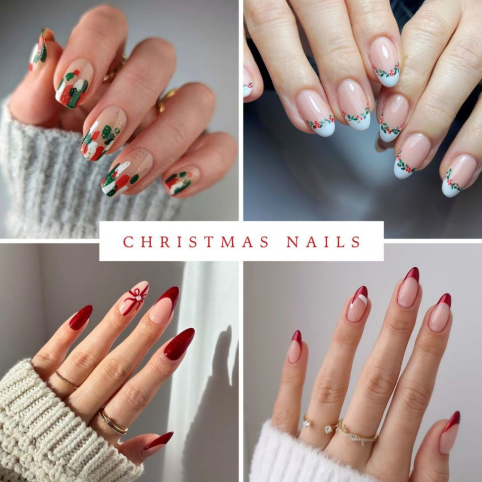 Cute Christmas Nails Ideas + Holiday Nail Art Designs for
