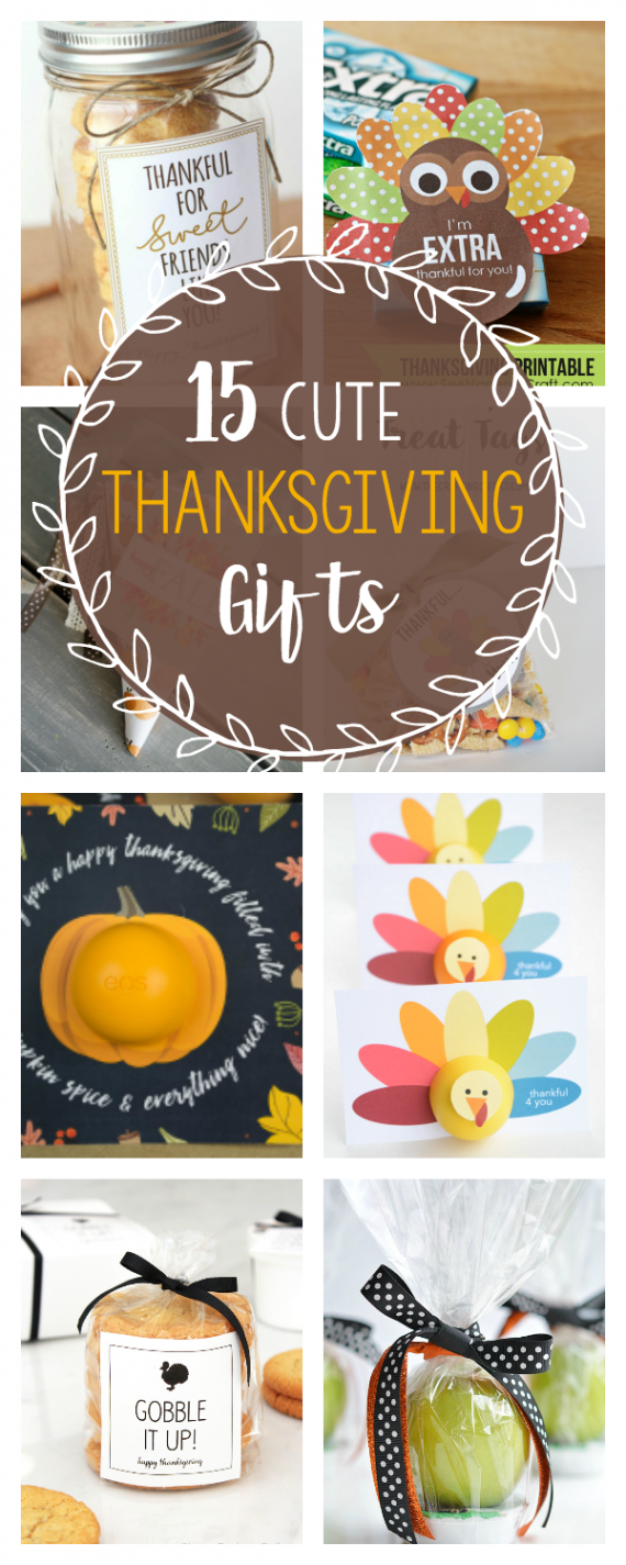 Cute Thanksgiving Gift Ideas  Thanksgiving teacher gifts