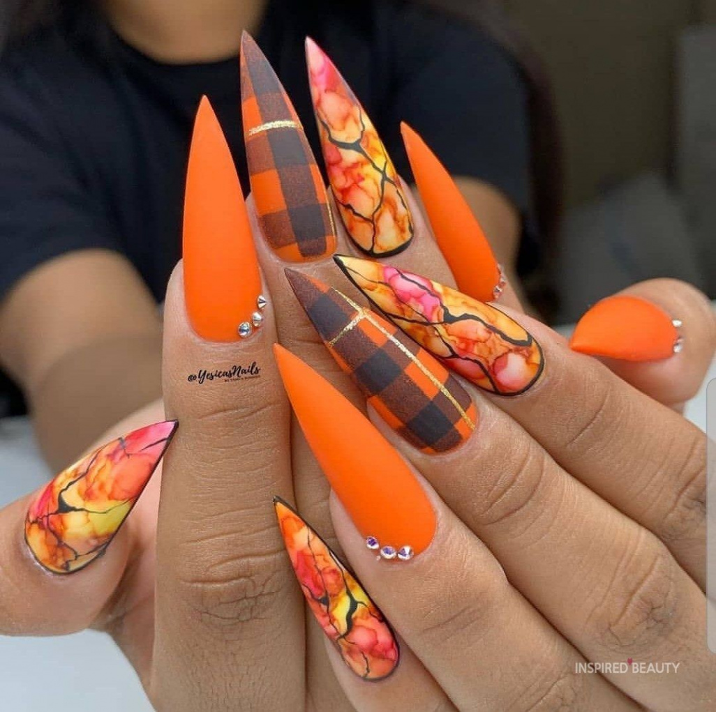 Cute Thanksgiving Nails and Designs   Cute nails for fall