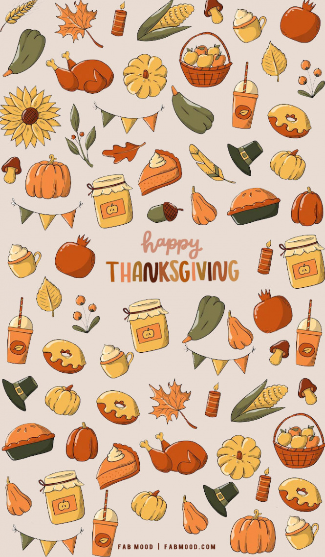 Cute Thanksgiving Wallpapers :Feast Wallpaper for iPhone