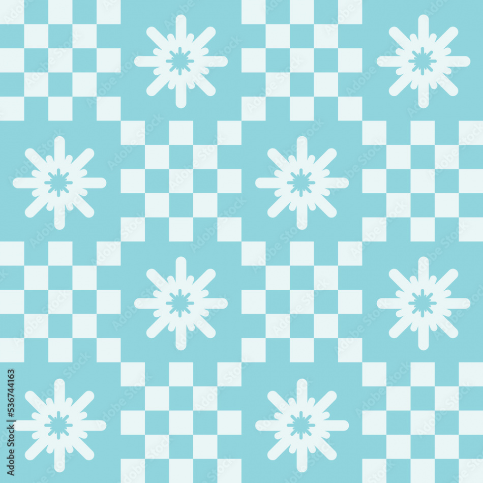 Cute yk patchwork Christmas seamless pattern background with