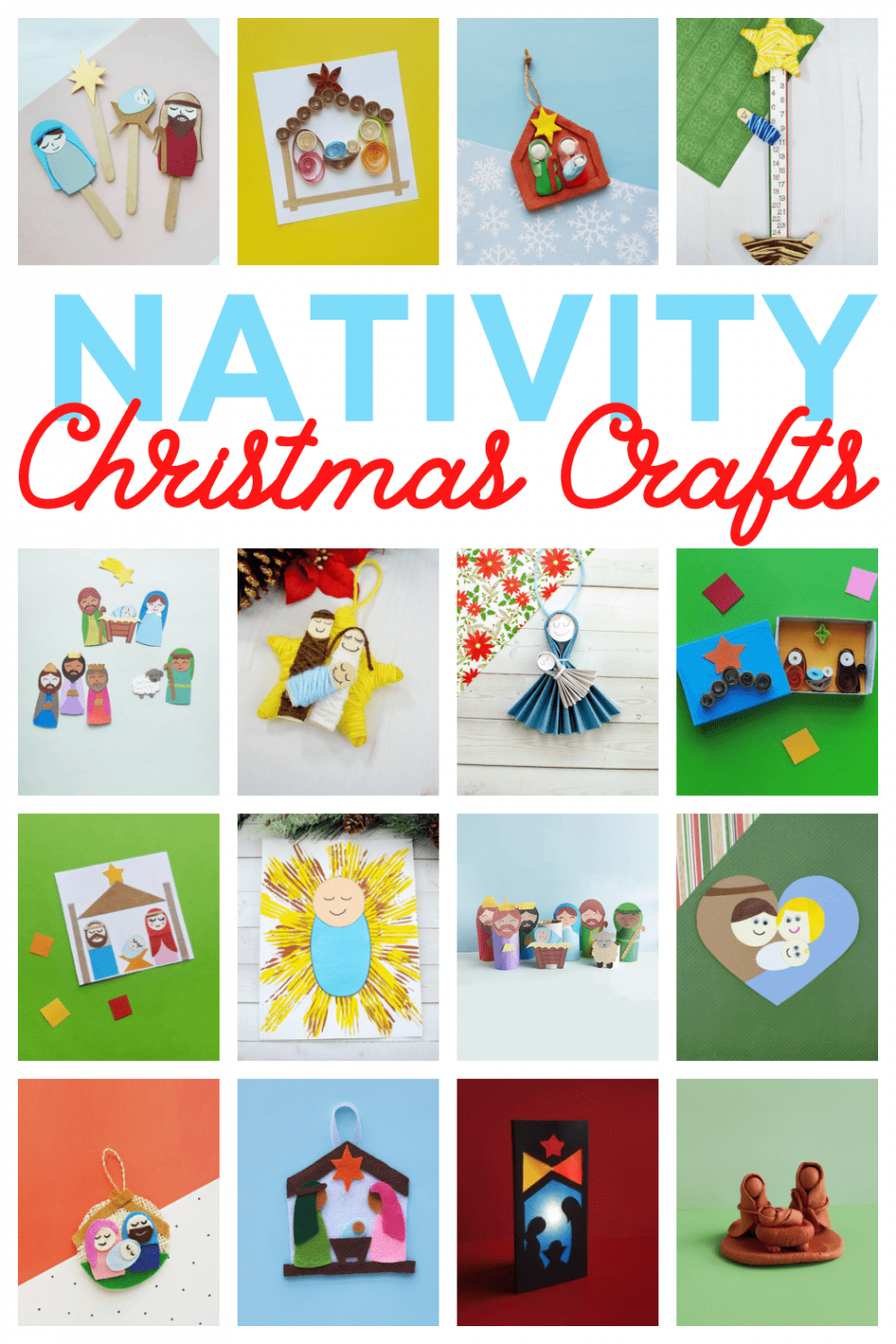 Cutest Ever Nativity Crafts for Kids - Big Family Blessings