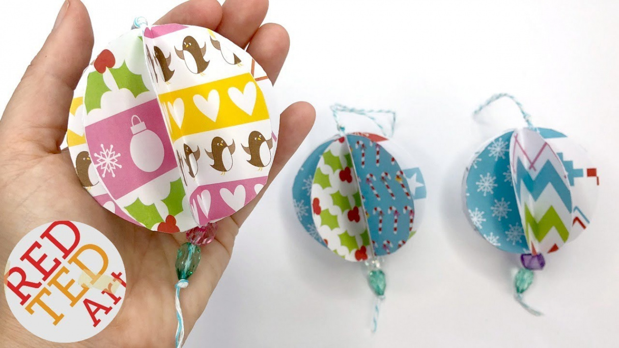 d Paper Ornaments DIY - Christmas Tree Ornaments