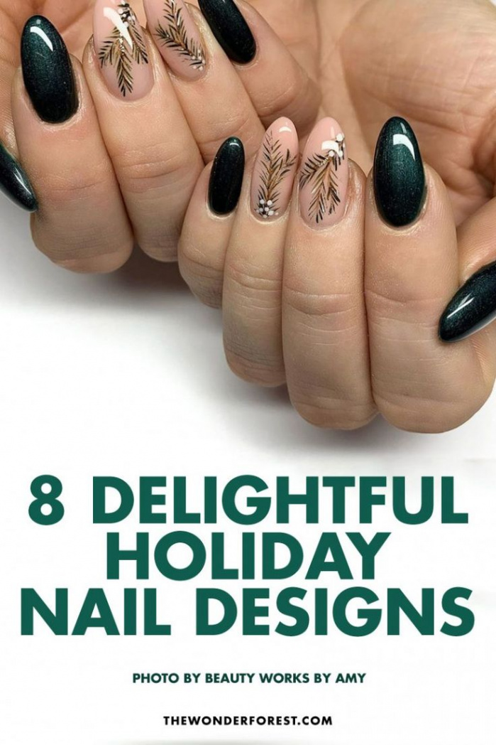 Delightful Holiday Nail Designs  Holiday nail designs, Holiday