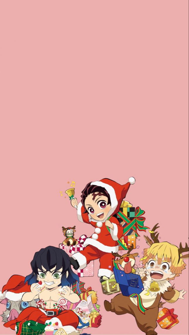 Demon slayer Christmas wallpaper  Anime wallpaper, Anime