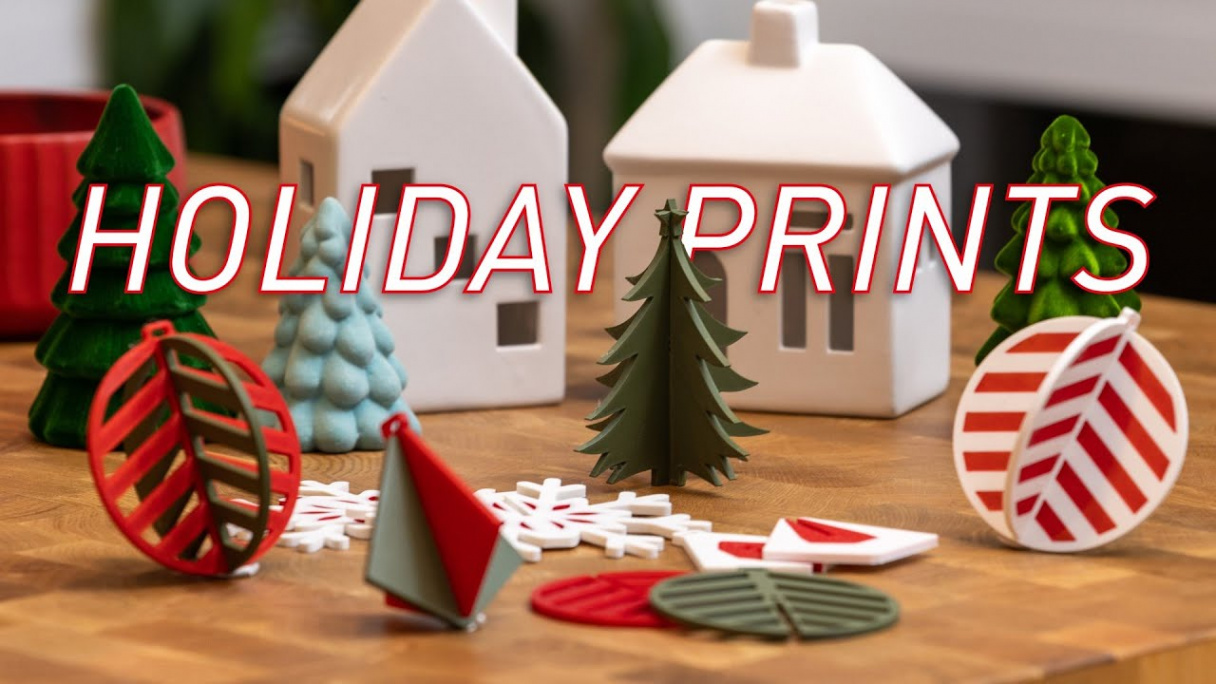 Design Flatpack Christmas Ornaments For D Printing