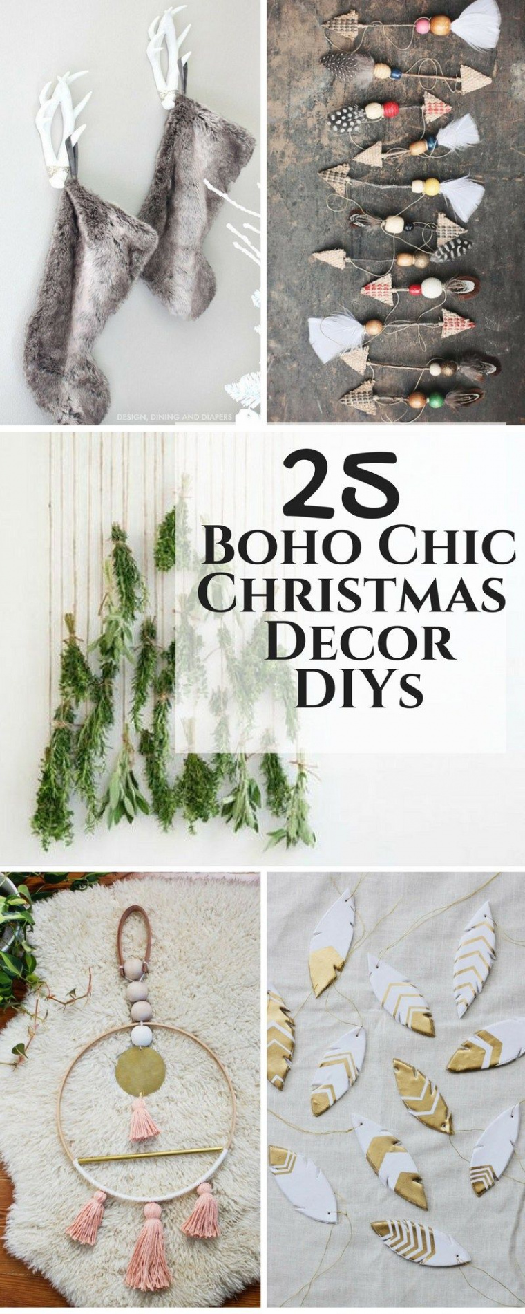 DIY Boho Chic Christmas Decor Ideas - Creative Fashion Blog