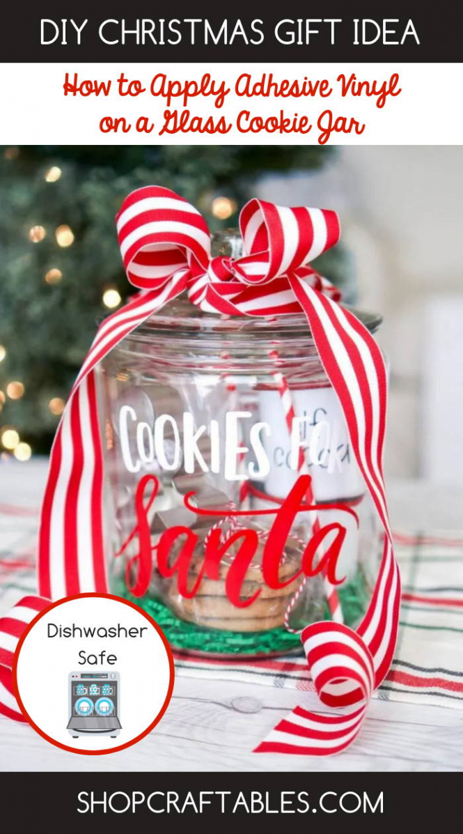 DIY Christmas Gift Idea: How to Apply Adhesive Vinyl on a Glass