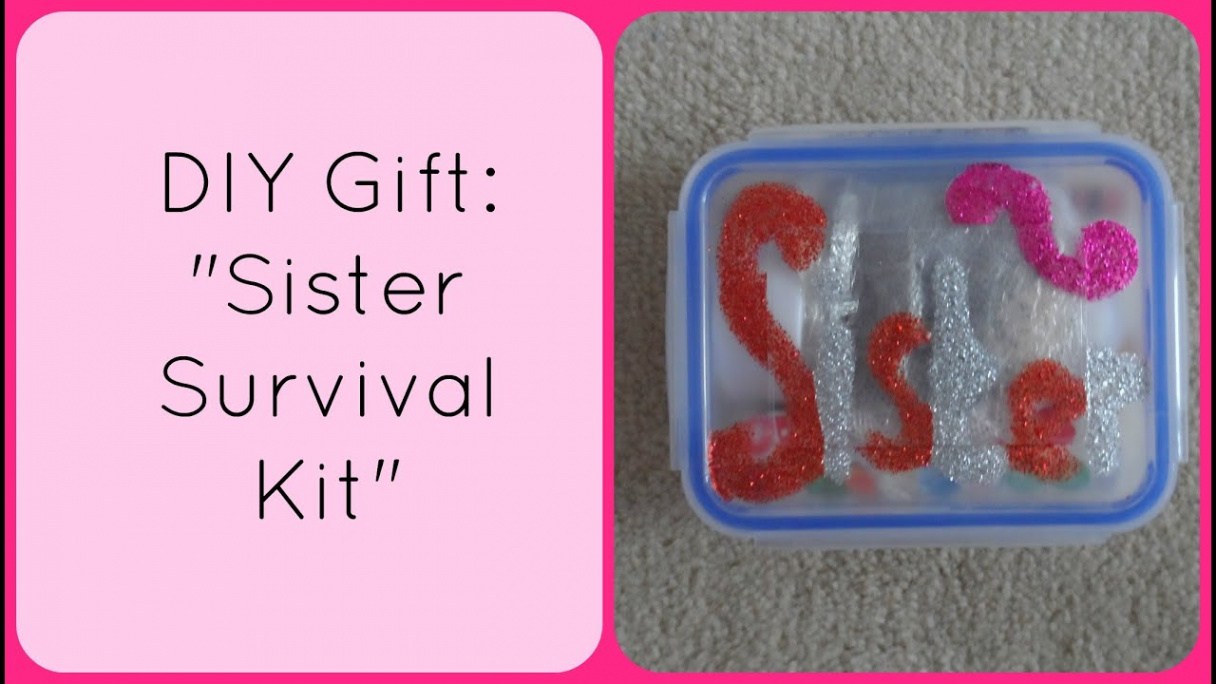 DIY Christmas Gift: "Sister Survival Kit"  accentgirl