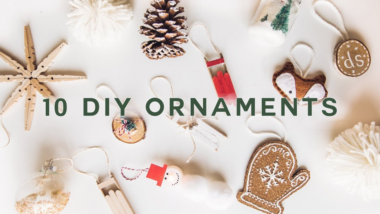 DIY CHRISTMAS ORNAMENTS - Cheap + Aesthetic () // Lone Fox