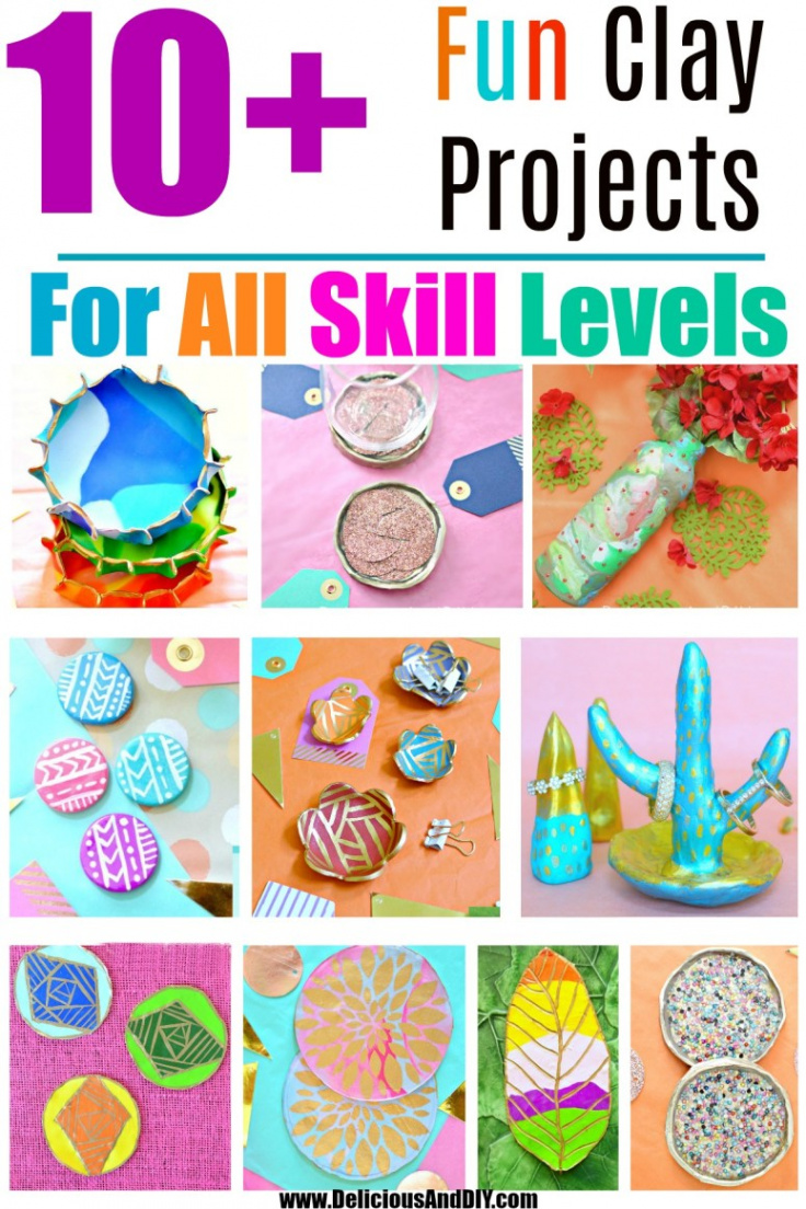 DIY Clay Projects -Perfect To Give as Gifts - Delicious And DIY