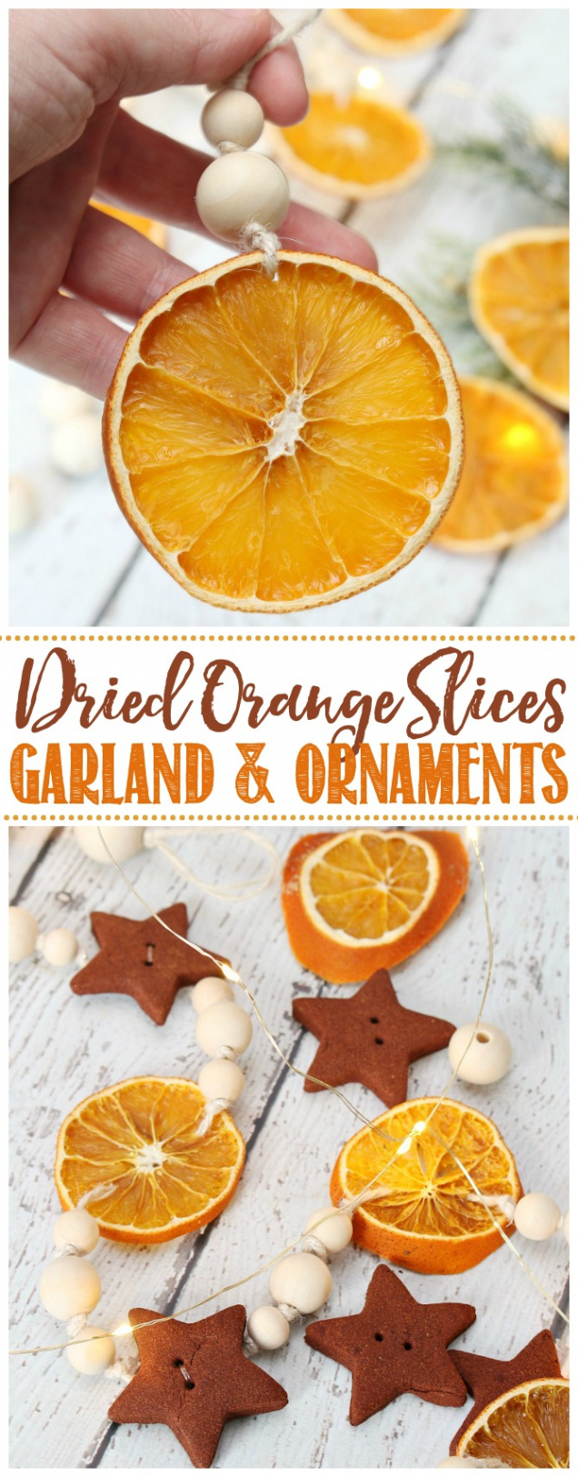 DIY Dried Orange Garland and Ornaments - Clean and Scentsible