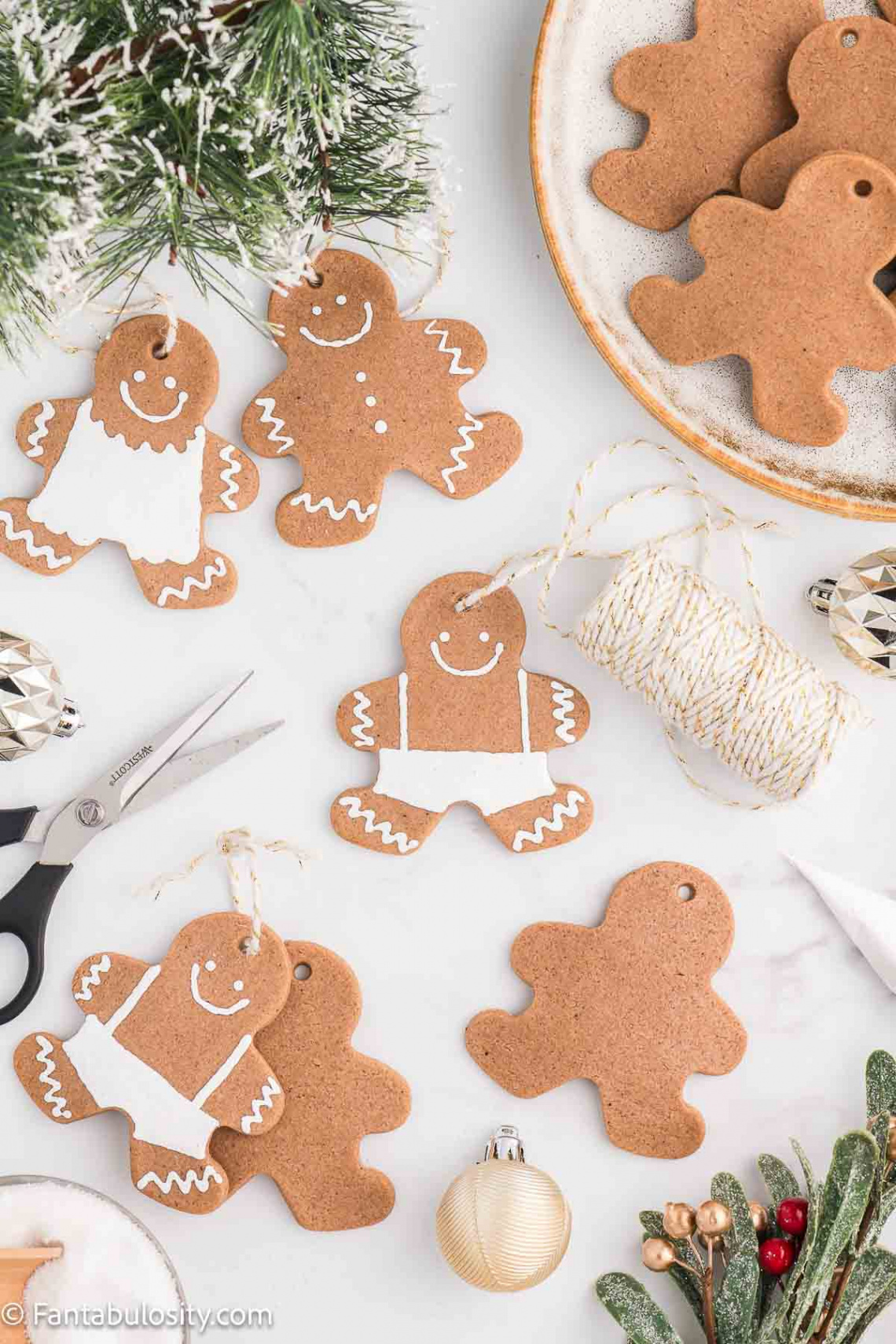DIY Gingerbread Ornaments - Fantabulosity