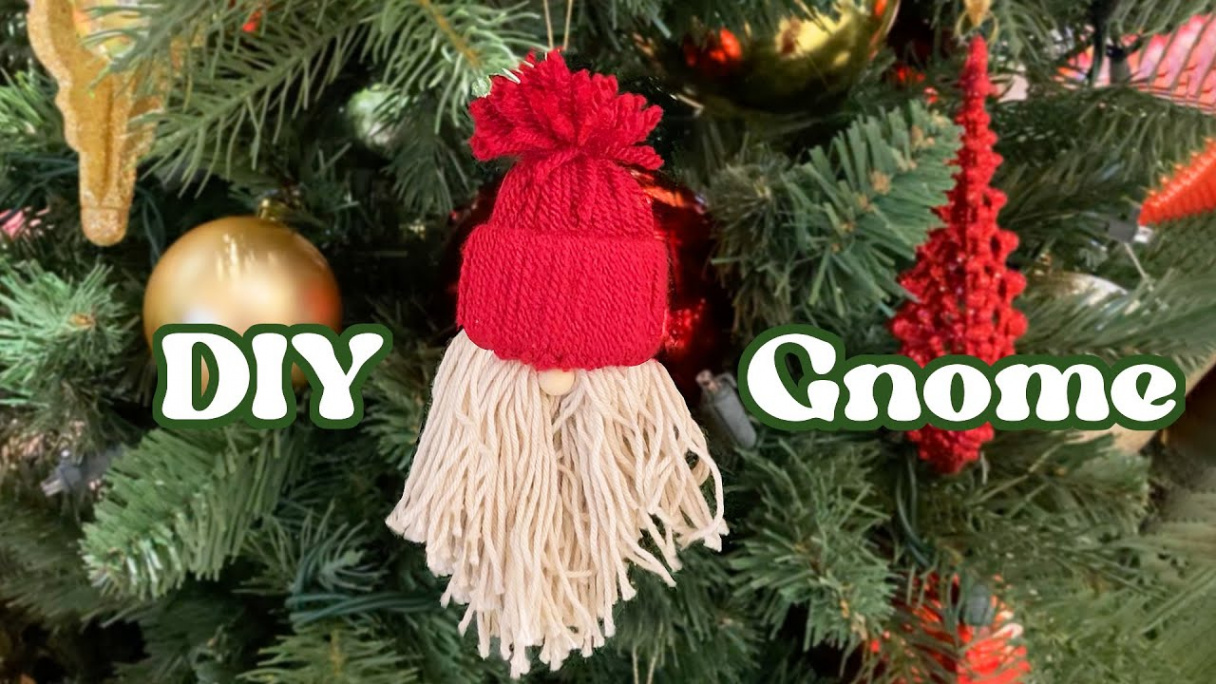 DIY Gnome Ornament (quick crafty holiday gift!) - Sheep and Stitch