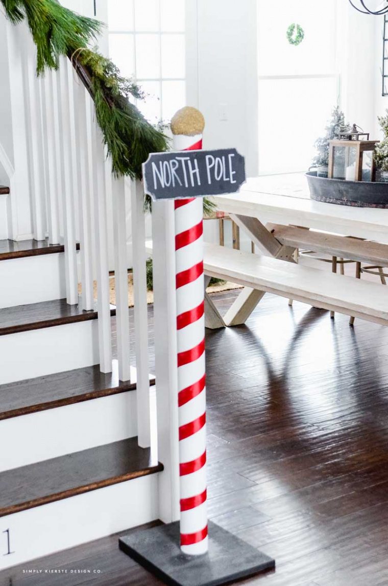 DIY North Pole Sign  Polar Express Party