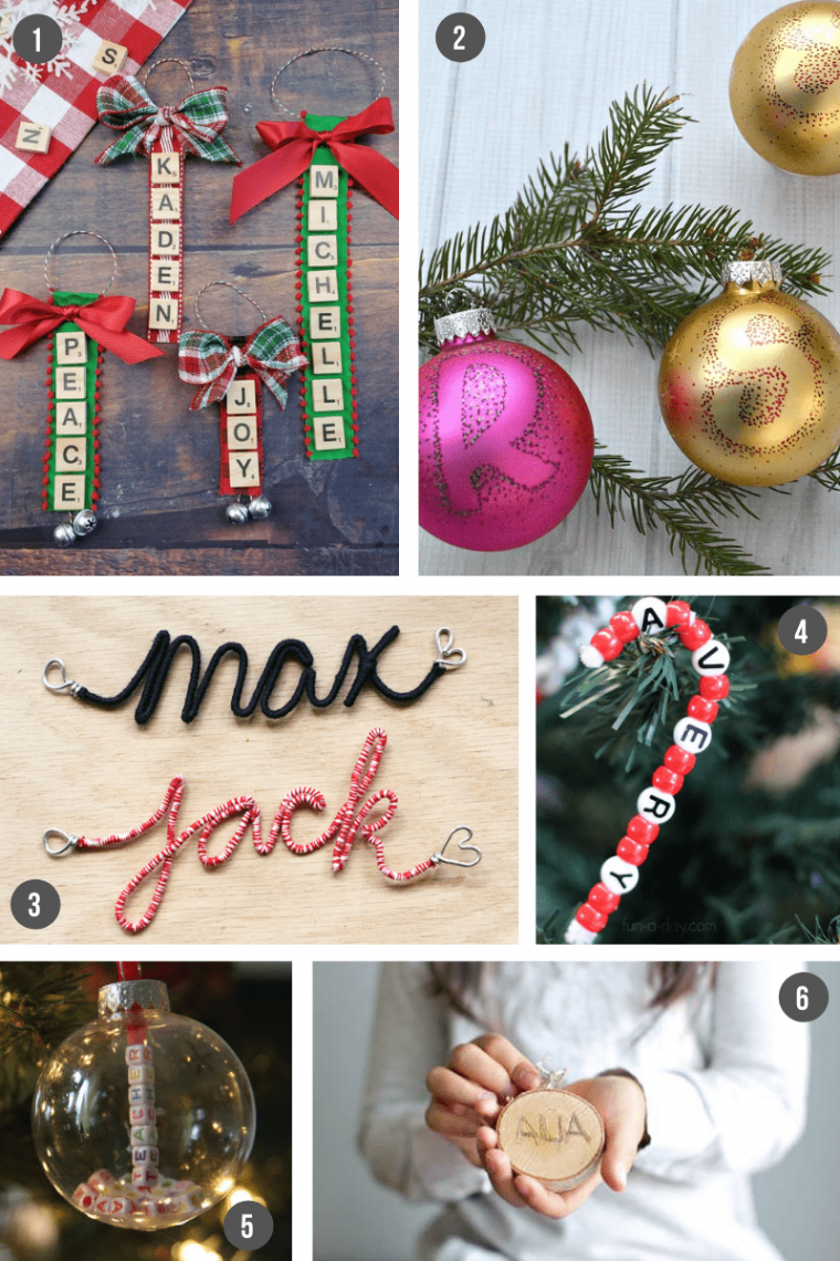 DIY Personalized Christmas Ornament Keepsakes That Kids Can Make