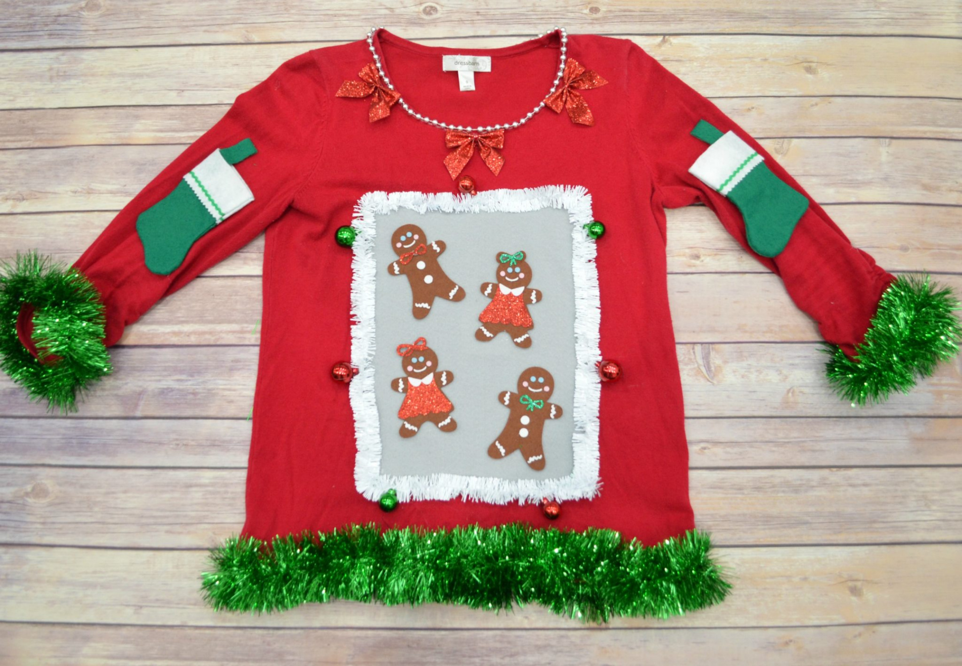 DIY Ugly Sweater: Gingerbread Men - Amy Latta Creations