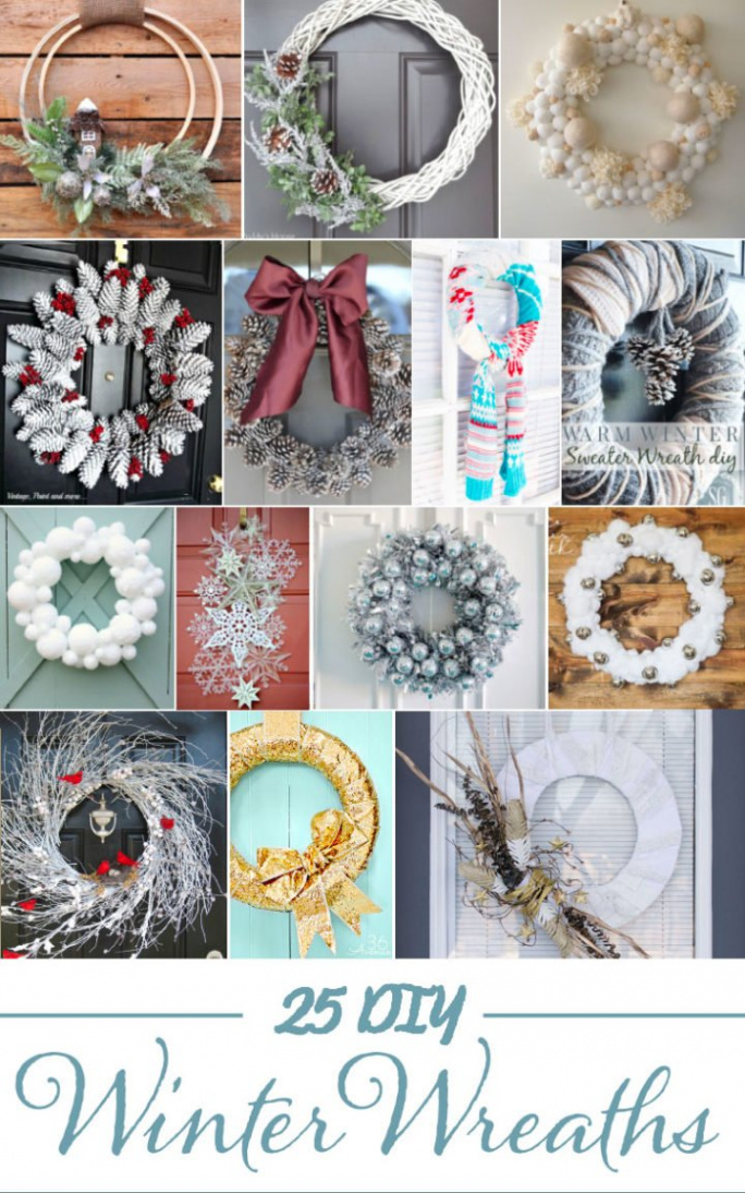 DIY Winter Wreaths