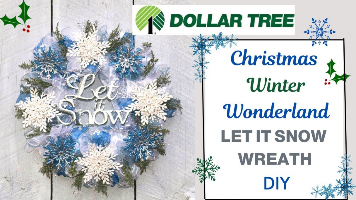 Dollar Tree SNOWFLAKE WREATH WINTER DIY  Christmas Wonderland Home Decor  (Easy Craft Ideas to Make)