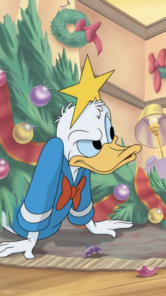 Donald Duck Christmas Wallpaper / Fondo de pantalla Navideño