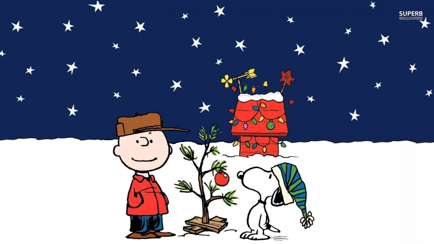 Christmas Laptop Wallpaper Charlie Brown