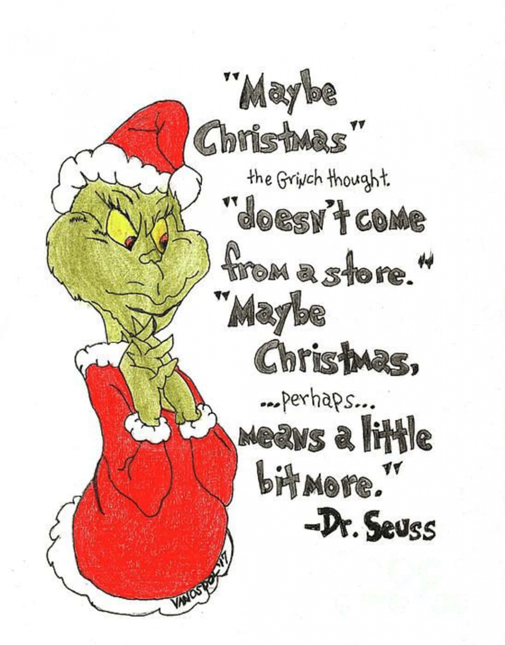 Download Christmas Quote The Grinch Wallpaper  Wallpapers