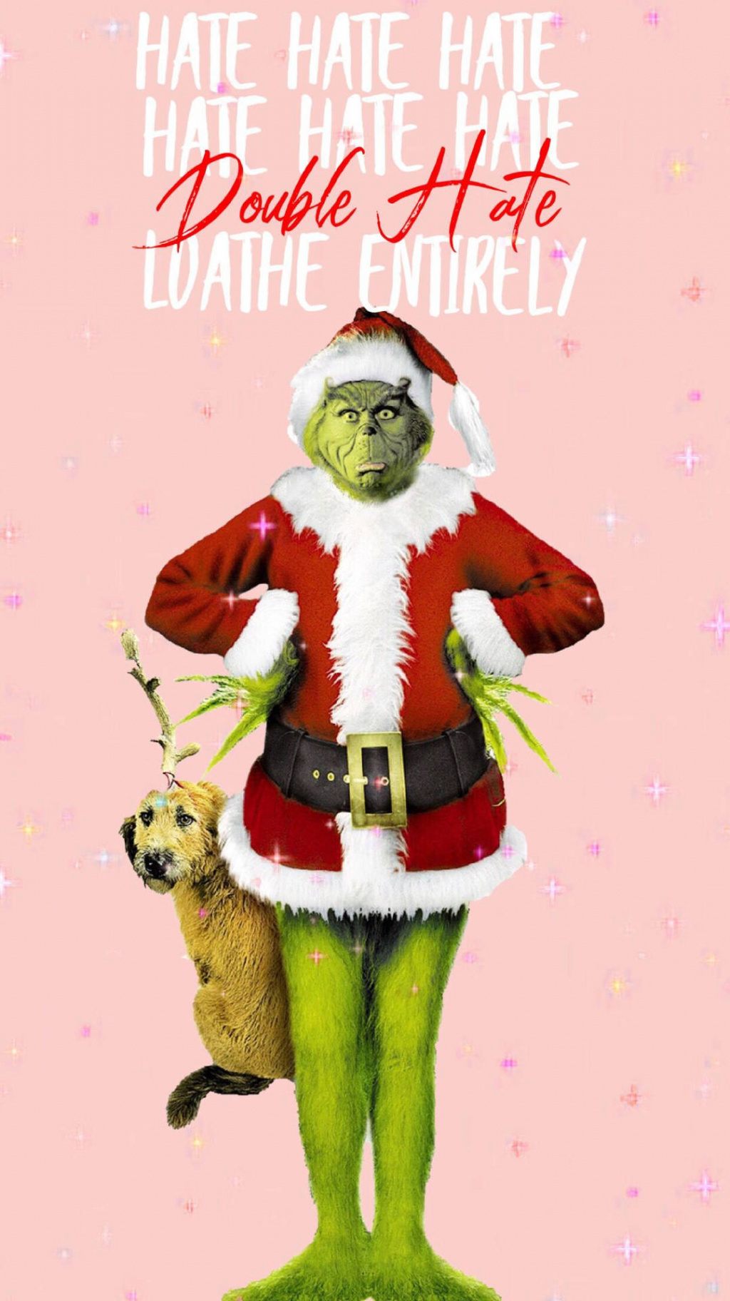 Download Grinch And Dog Double Hate Quotes Wallpaper  Wallpapers