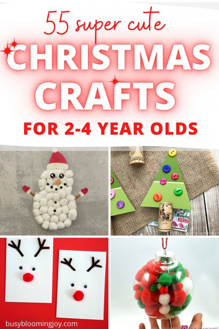 Easy & Fun Christmas Crafts For Toddlers Age ,  &