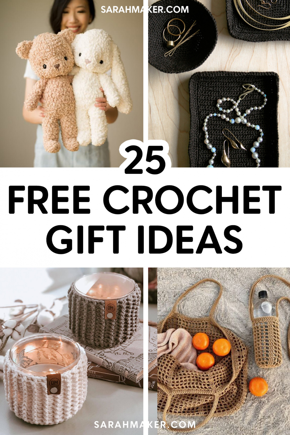 + Easy & Quick Crochet Gift Ideas (All Free!) - Sarah Maker