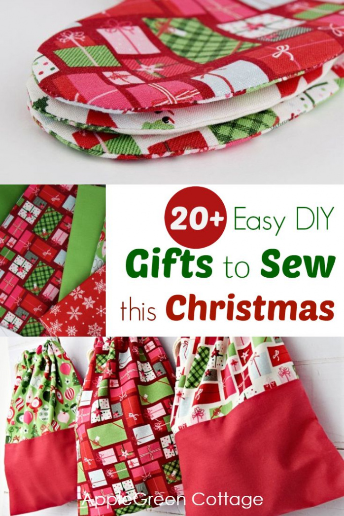 + Easy Diy Christmas Gifts To Sew (This Christmas!) - AppleGreen