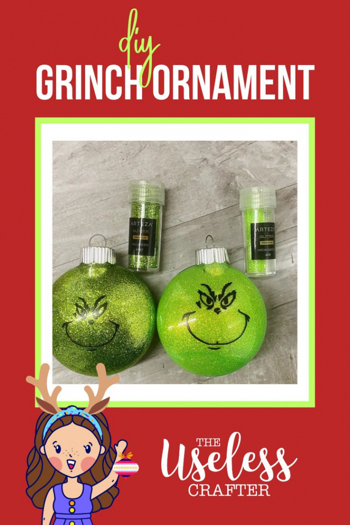 Easy DIY Grinch Ornament Tutorial