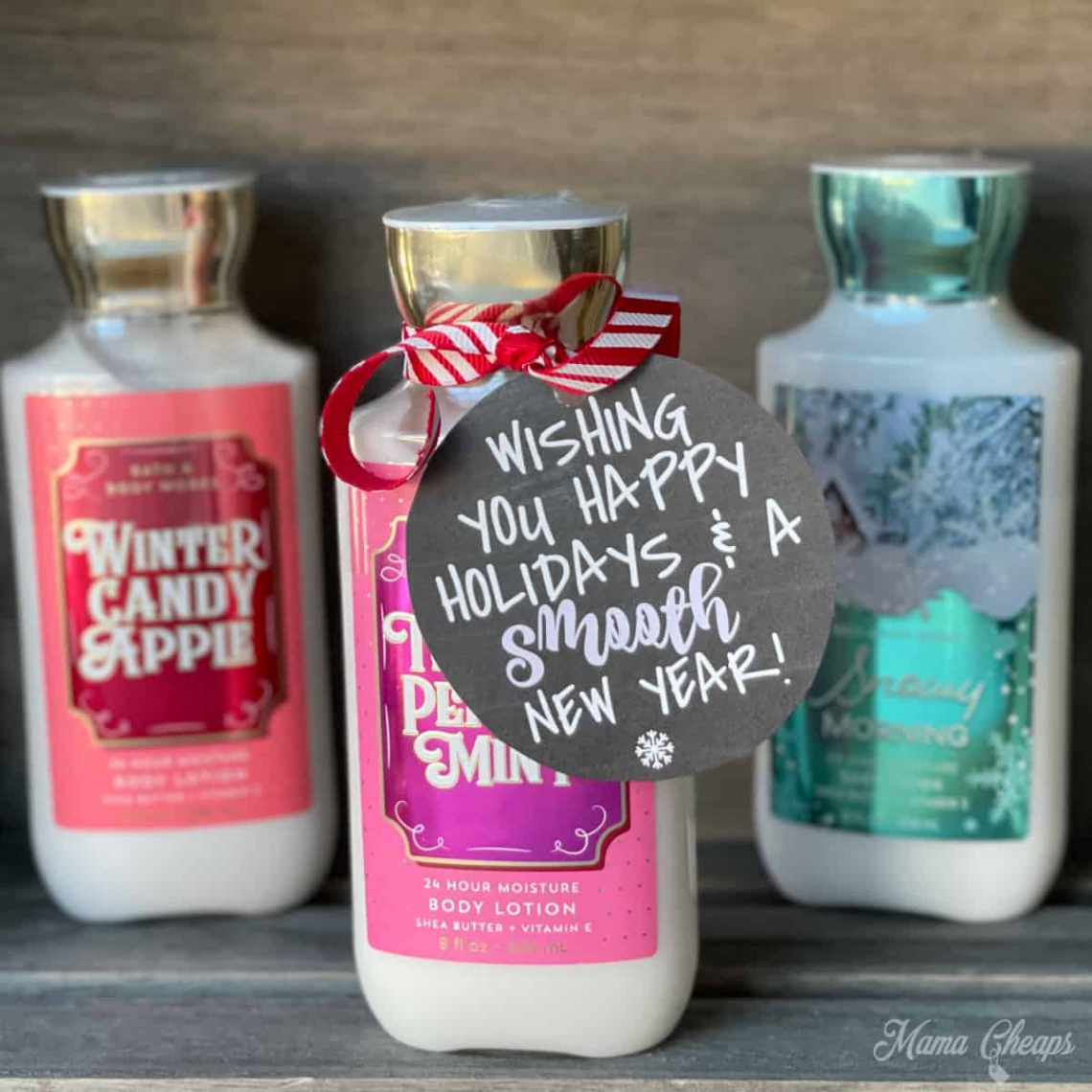 Easy DIY Lotion Holiday Gifts + Printable Tags - Mama Cheaps®