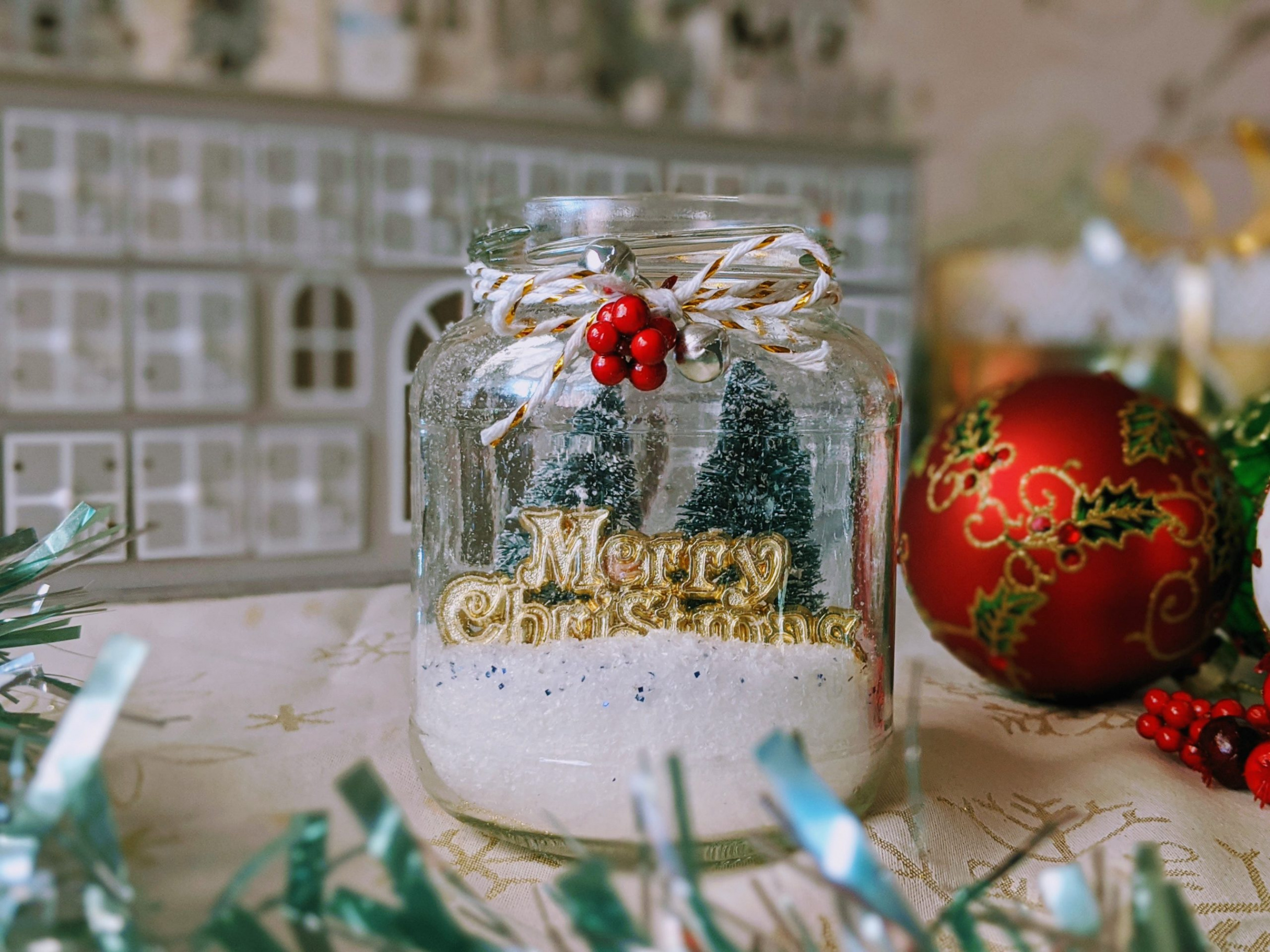 Easy DIY Mason Jar Christmas Ornament