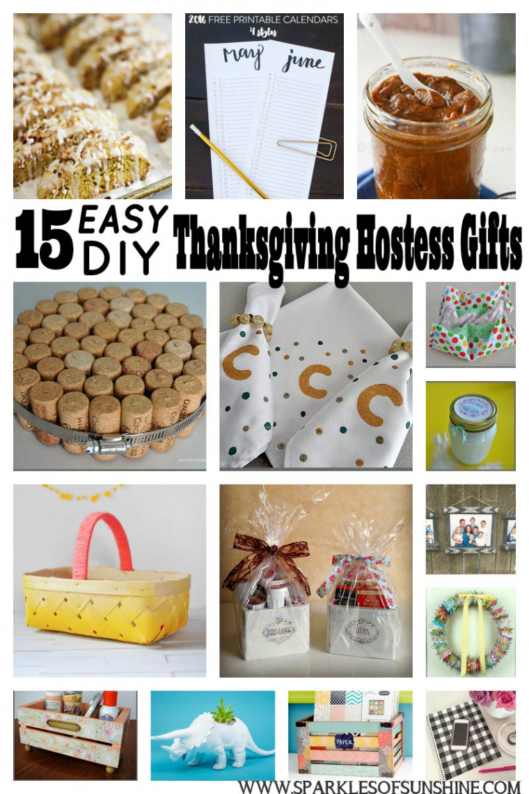 Easy DIY Thanksgiving Hostess Gifts - Sparkles of Sunshine